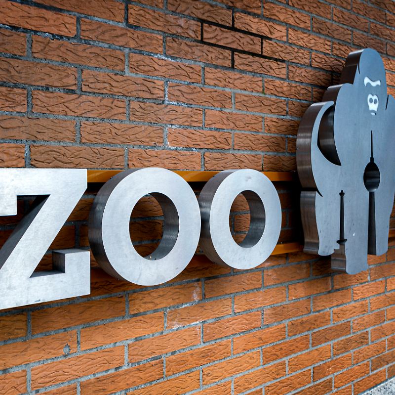 Leerer Zoo